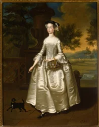 Thomas Bardwell, Retrato de Mary Jodrell / Pintura, 1755