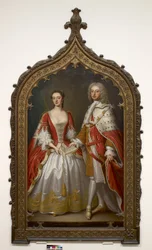 Thomas Fermor, 1er Conde de Pomfret y Henrietta Louisa, Condesa de Pomfret, c.1750