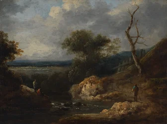Pequeño paisaje, finales del siglo XVIII-principios del siglo XIX