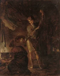 Escenas de "The Task" de William Cowper, un Niño Tensando un Arco, 1785