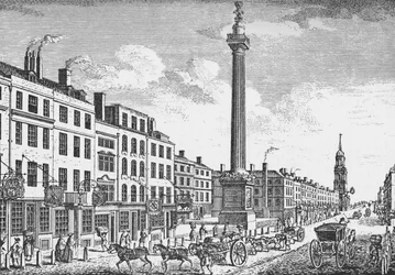 El Monumento, Ciudad de Londres, c. 1755 1903