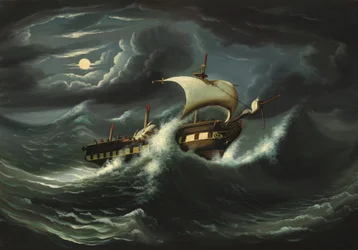 Fragata Azotada por la Tormenta