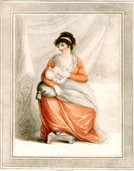 Mujer amamantando, c.1780-1820