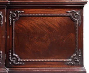 Una librería de frente roto de Jorge III