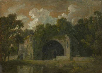 Ruinas en un paisaje