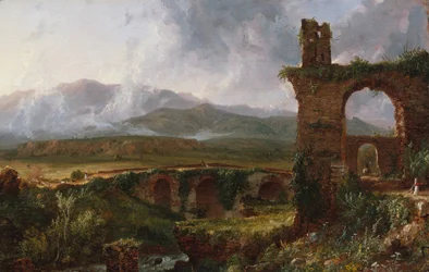 Una vista cerca de Tivoli por la mañana, 1832