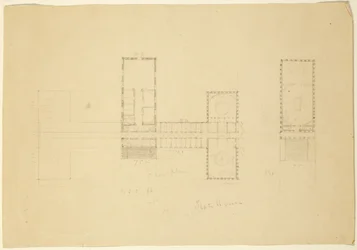 Gran plano de la Casa del Estado de Ohio, c.1838