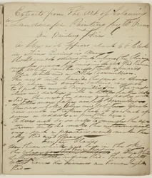 Sin título ("Extractos de El arte de colorear"), c.1825 (pluma y tinta sobre papel)