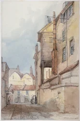 Callejón de la Rueda de Catalina, Ciudad de Londres, 1855