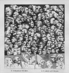 Personajes y caricaturas, 1807, 1827