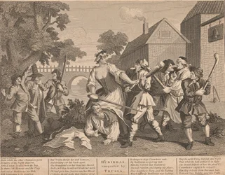 Hudibras vencida por Trussa
