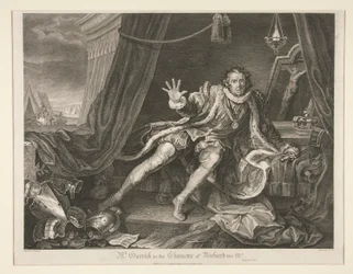 Sr. Garrick en el personaje de Ricardo III