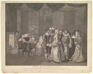 Mascarada real en Somerset House, 21 de octubre de 1805