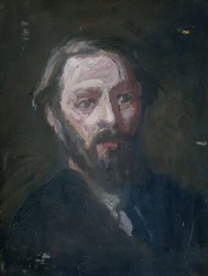 Retrato del escultor Pier Pander (1864-1919)