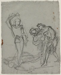 Duelo después del baile de máscaras, c. 1857