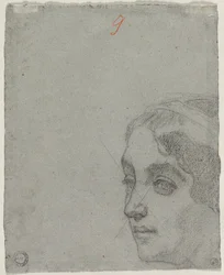 Head of a Woman (verso)