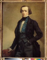 Retrato de Adolphe Moreau (1800-1859), padre de Etienne Moreau-Nelaton