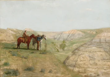 Vaqueros en las Badlands, 1888