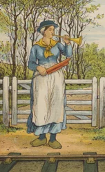 En ruta de Caen a París: un cruce ferroviario