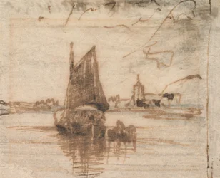 Un velero encallado