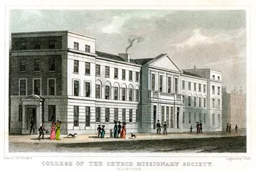 Colegio de la Sociedad Misionera de la Iglesia, Islington, Londres, 1827