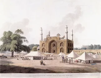 Puerta de la tumba del emperador Akbar