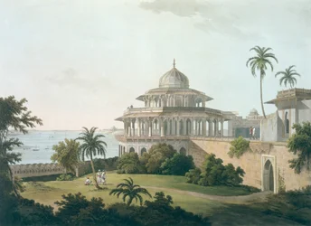 El Chalees Satoon, en el fuerte de Allahabad junto al río Jumna, de 