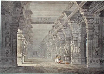 Choultry de Tremal Naig, Madura, lámina XVIII de 