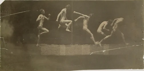 Fotografías de la rueda de Marey de George Reynolds, 1884