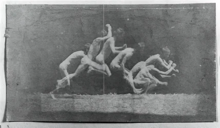 Fotografías de la rueda de Marey de George Reynolds, 1884