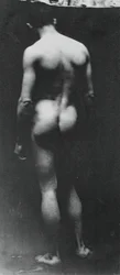 Desnudo de pie Samuel Murray, c. 1890-1892