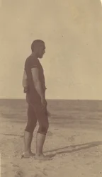 [Thomas Eakins en traje de baño], años 1880