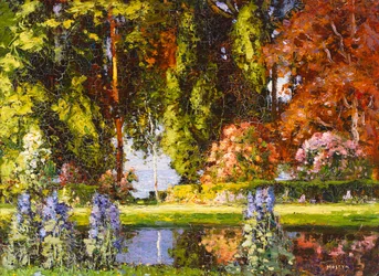 El jardín junto al mar