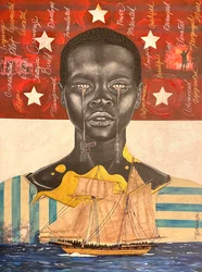 Amazing Grace, 2020 (técnica mixta sobre lienzo)
