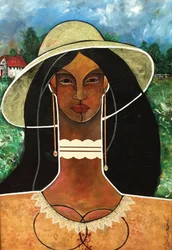 Bella, 2014 (técnica mixta sobre lienzo)