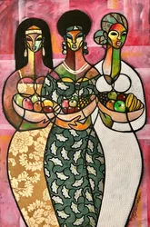 Portadores de buenos frutos, 2019 (técnica mixta sobre lienzo)