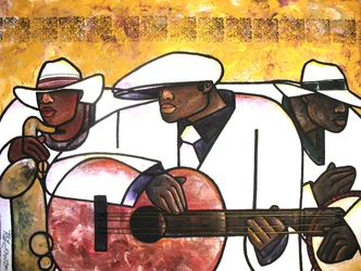Supreme Players, 2007 (técnica mixta sobre lienzo)