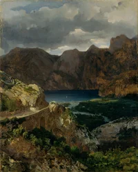 Vista del lago de Garda