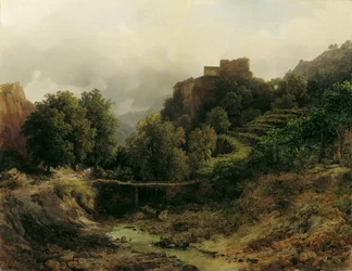 Castillo Tirol cerca de Meran