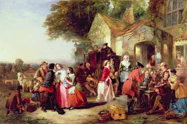 La Llegada del Carruaje, 1850