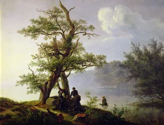 Caza de aves acuáticas, 1828