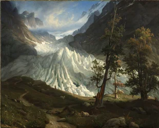 Noruego: Grindelwald glacier Glaciar de Grindelwald