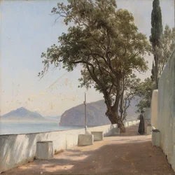 Terraza con roble, Sorrento