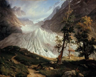 El glaciar inferior de Grindelwald