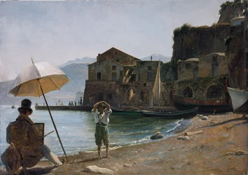 El pintor y el niño, c.1834 (pintura)