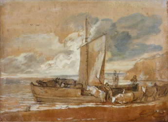 Un ferry de ganado, 1784-1788