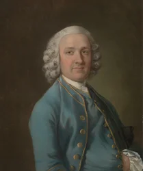 Un hombre llamado Sr. Wood, el maestro de baile, ca. 1757