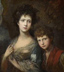 Elizabeth y Thomas Linley, c.1768
