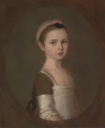 Miss Susanna Gardiner 1752-1818, entre 1758 y 1759