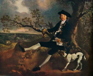 Retrato de John Plampin por Thomas Gainsborough, 1752-1755, 1936